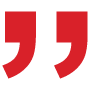 Red quote icon
